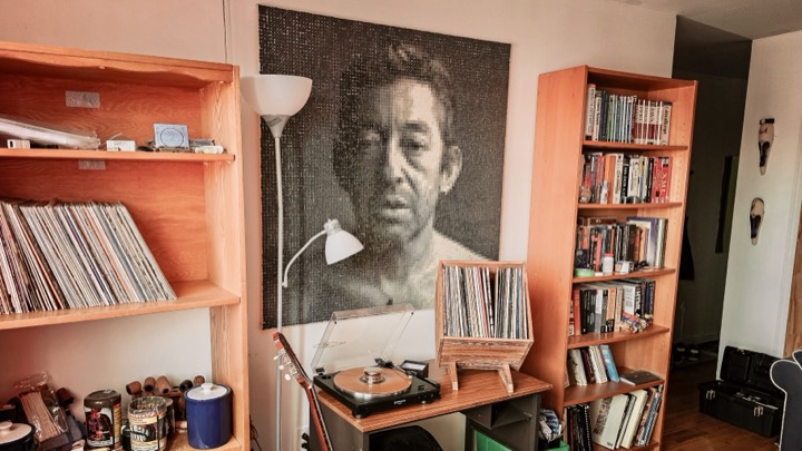 Painting — Gainsbourg, No. I (2007), by Seraf Dos Santos